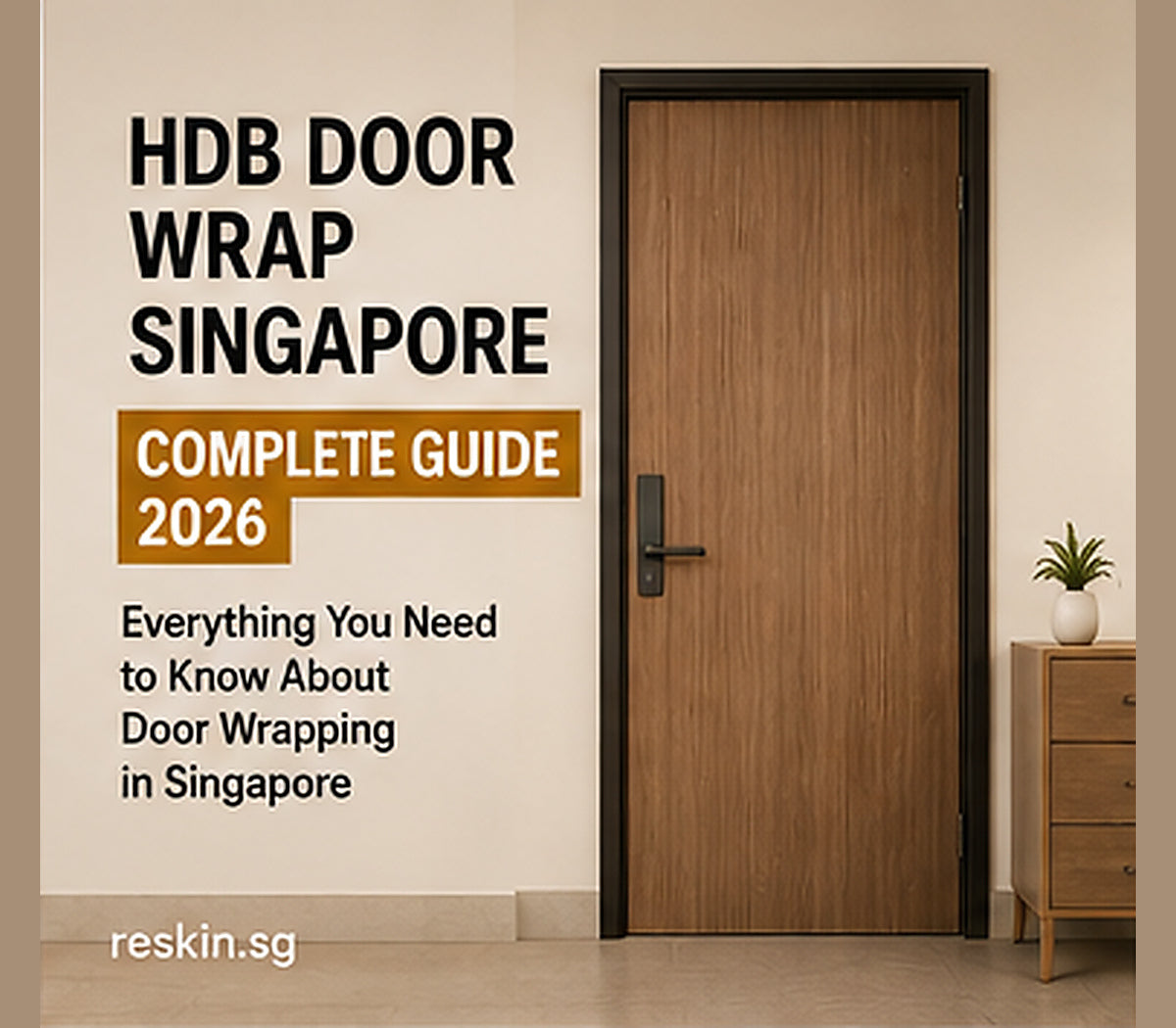 HDB Door Wrap Singapore: Complete Guide & Prices (2026)