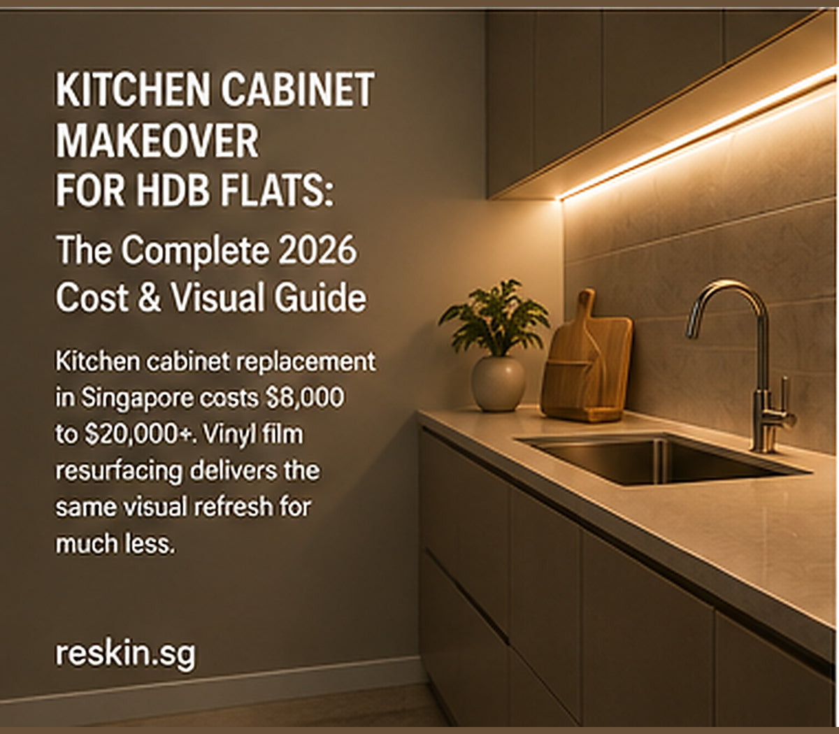 Kitchen Cabinet Makeover for HDB Flats: The Complete 2025 Guide